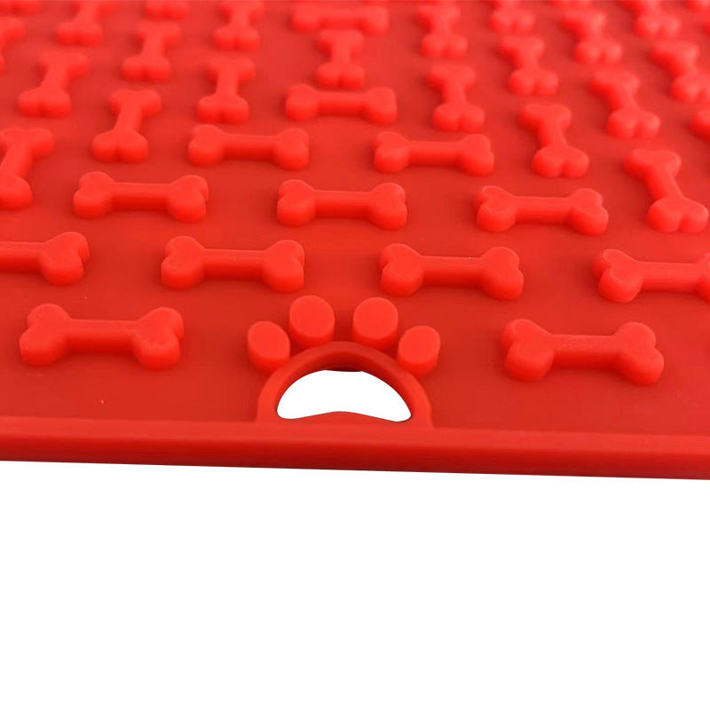 Dog Licking Mat - Silicone Slow Feeder for Anxiety Relief