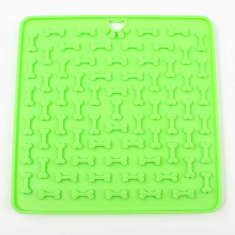 Dog Licking Mat - Silicone Slow Feeder for Anxiety Relief